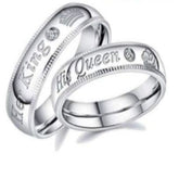 King and Queen couple ring combo